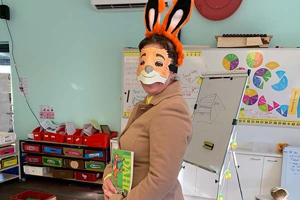 Linton Primary School - Bunny mask